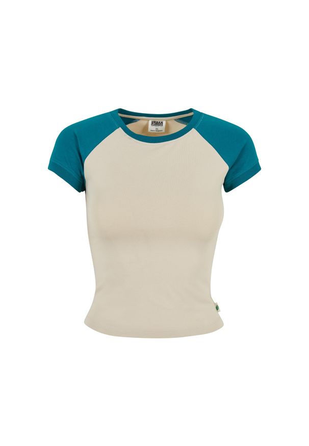 Koszulka retro court damska strecz Koszulka Urban Classics Organic. Kolor: biały. Długość: krótkie