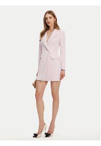 Elisabetta Franchi Sukienka koktajlowa AB-734-51E2-V600 Różowy Regular Fit. Kolor: różowy. Materiał: syntetyk. Styl: wizytowy #3