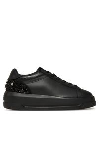 Love Moschino - LOVE MOSCHINO Sneakersy JA15305G0NIAL00A Czarny. Kolor: czarny. Materiał: skóra