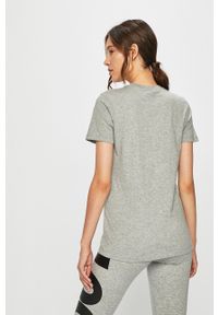 Nike Sportswear - T-shirt. Okazja: na co dzień. Kolor: szary. Materiał: dzianina. Wzór: nadruk. Styl: casual #3