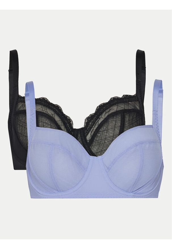 Dorina Komplet biustonoszy z fiszbiną Imani FXWB0044ME022 Kolorowy. Materiał: syntetyk. Wzór: kolorowy