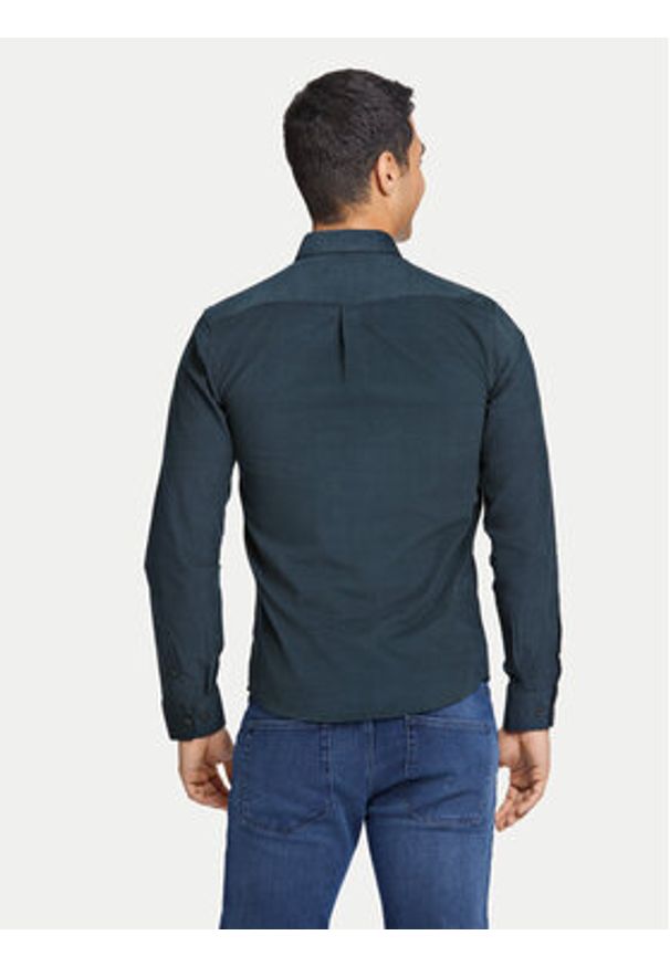 Lindbergh Koszula 30-203248A Zielony Relaxed Fit. Kolor: zielony. Materiał: bawełna