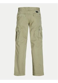 Jack & Jones - Jack&Jones Spodnie materiałowe Bill 12269379 Beżowy Wide Leg. Kolor: beżowy. Materiał: bawełna #4