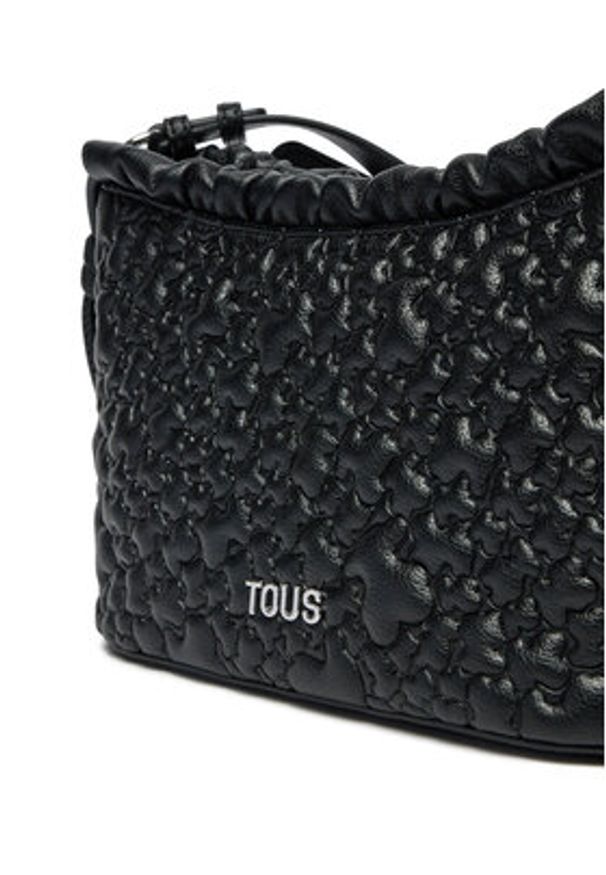 Tous - TOUS Torebka Puffy Bear 2002185351 Czarny. Kolor: czarny. Materiał: skórzane