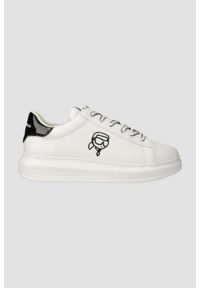 Karl Lagerfeld - KARL LAGERFELD Białe sneakersy Kapri Mens Neonft Lo Lace, Rozmiar 41. Kolor: biały