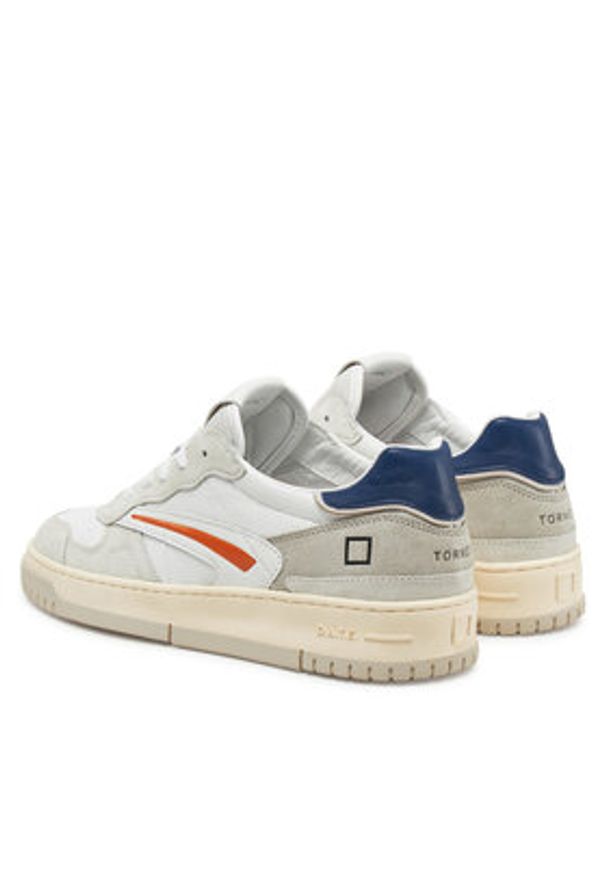 D.A.T.E. Sneakersy Torneo Pure Soft M421-TP-SF-WL Biały. Kolor: biały. Materiał: skóra