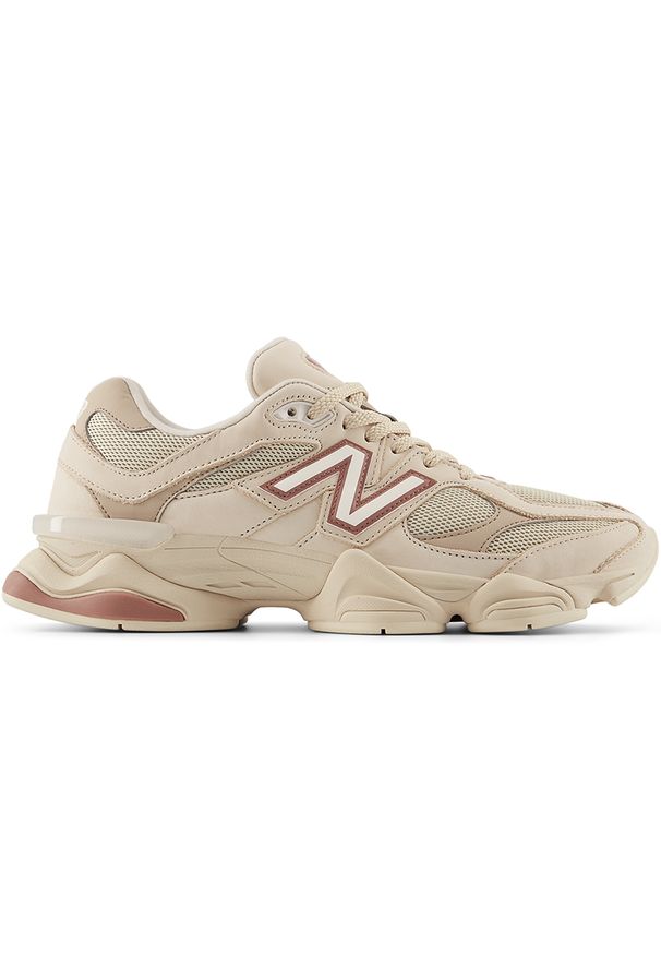 Buty unisex New Balance U9060ZGC – beżowe. Kolor: beżowy. Materiał: guma, materiał, skóra, syntetyk. Szerokość cholewki: normalna. Sport: turystyka piesza