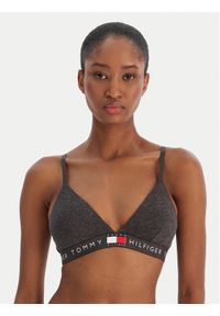 TOMMY HILFIGER - Tommy Hilfiger Biustonosz braletka UW0UW06224 Szary. Kolor: szary. Materiał: bawełna #1