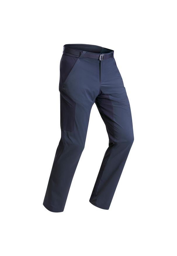 quechua - Spodnie turystyczne męskie Quechua MH500. Materiał: tkanina, syntetyk, materiał, elastan