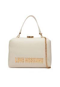 Love Moschino - LOVE MOSCHINO Torebka JC4096PP1NLM0110 Écru. Kolor: kremowy. Materiał: skórzane #5