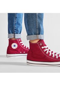 Converse Trampki All Star Hi Maroon M9613 Bordowy. Kolor: czerwony. Materiał: materiał. Model: Converse All Star #9