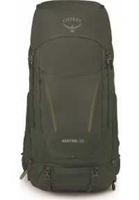Plecak turystyczny Osprey Plecak trekkingowy OSPREY Kestrel 68 khaki L/XL. Kolor: brązowy