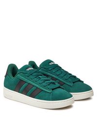 Adidas - adidas Sneakersy Grand Court Alpha IH3847 Zielony. Kolor: zielony. Materiał: skóra, zamsz