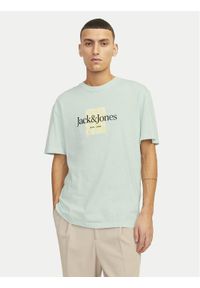 Jack & Jones - Jack&Jones T-Shirt Lafayette 12250436 Zielony Relaxed Fit. Kolor: zielony. Materiał: bawełna