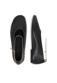 Gino Rossi - GINO ROSSI Baleriny EO-V2198-73 Czarny. Kolor: czarny. Materiał: skóra #6