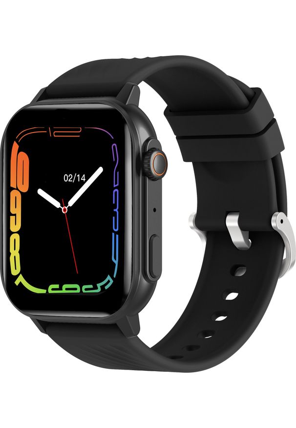Smartwatch Gravity GT15-1 Czarny. Rodzaj zegarka: smartwatch. Kolor: czarny