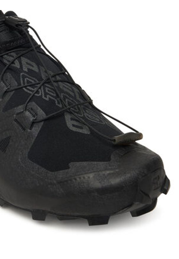salomon - Salomon Buty do biegania Speedcross 6 Wide L41744000 Czarny. Kolor: czarny. Materiał: materiał. Model: Salomon Speedcross