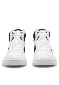 Adidas - adidas Sneakersy HOOPS 3.0 MID GY5543 Biały. Kolor: biały. Materiał: materiał