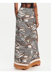 Max Mara Beachwear Chusta Ottico 2516541019 Beżowy. Kolor: beżowy. Materiał: jedwab, materiał