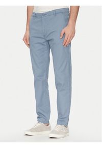 Levi's® Chinosy XX Chino Standard 17196-0155 Niebieski Tapered Fit. Kolor: niebieski. Materiał: bawełna