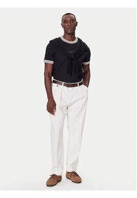 Nautica T-Shirt N1S03473 Czarny Regular Fit. Kolor: czarny. Materiał: bawełna