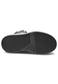 Czarne Sneakersy Carinii Damskie Stylowe Obuwie. Okazja: na co dzień. Kolor: czarny. Materiał: skóra. Szerokość cholewki: normalna. Obcas: na platformie. Styl: elegancki #5