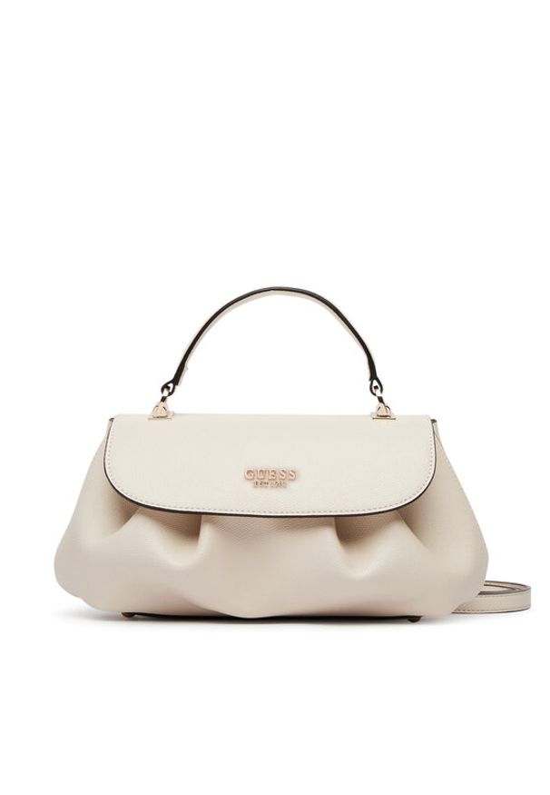 Guess Torebka Amorette HWBG78 98190 Kremowy. Kolor: kremowy. Materiał: skórzane