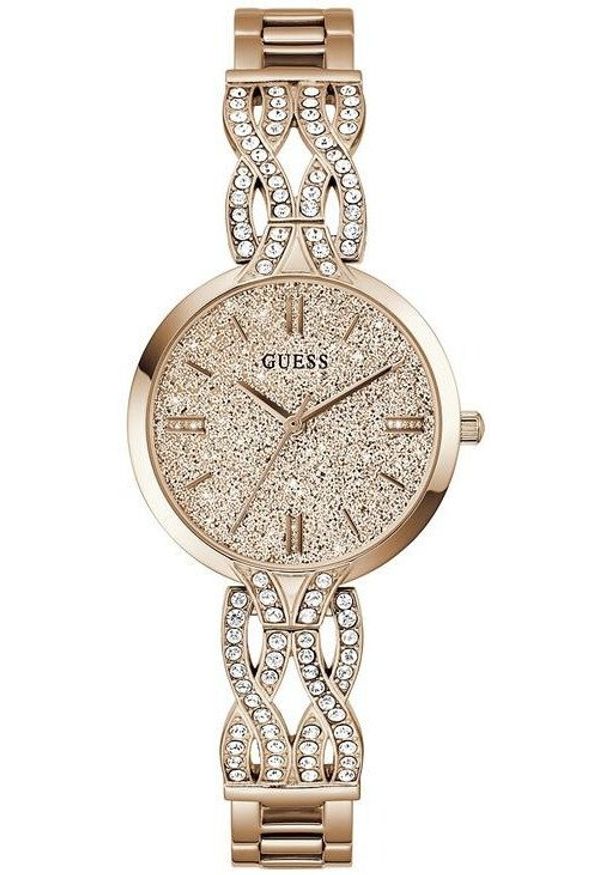 Zegarek damski Guess GW0868L4 różowe złoto. Kolor: różowy, złoty, wielokolorowy