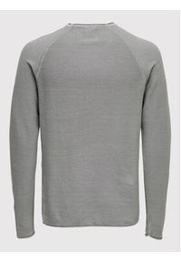 Only & Sons Sweter Dextor 22016131 Szary Regular Fit. Kolor: szary. Materiał: bawełna #5