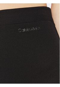 Calvin Klein Spódnica midi Q-Nova K20K205339 Czarny Slim Fit. Kolor: czarny. Materiał: syntetyk #2