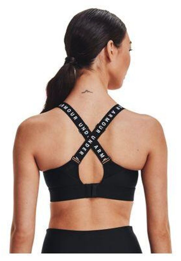 Stanik fitness cardio Under Armour Infinity High. Kolor: czarny. Sport: fitness
