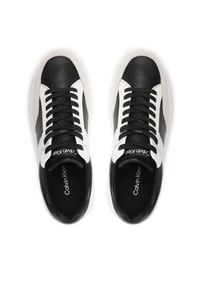 Calvin Klein Sneakersy Low Top Lace Up HM0HM01047 Czarny. Kolor: czarny. Materiał: skóra #3