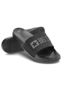Big-Star - Czarne Klapki Big Star Damskie Buty Profilowane. Okazja: na co dzień, na plażę, na spacer. Kolor: czarny. Sezon: lato. Styl: casual, sportowy, klasyczny #7