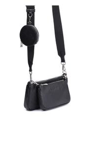 Kazar - Czarna torebka damska. Kolor: czarny. Wzór: gładki. Materiał: skórzane. Styl: casual #5