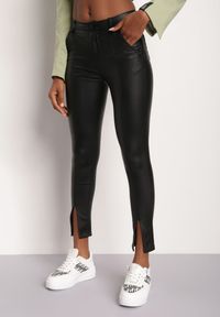 Renee - Czarne Spodnie Skinny Idien. Stan: podwyższony. Kolor: czarny. Długość: długie #4