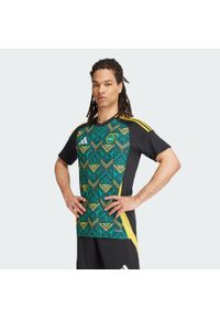 Adidas - Koszulka Jamaica 24 Away. Kolor: czarny. Materiał: materiał