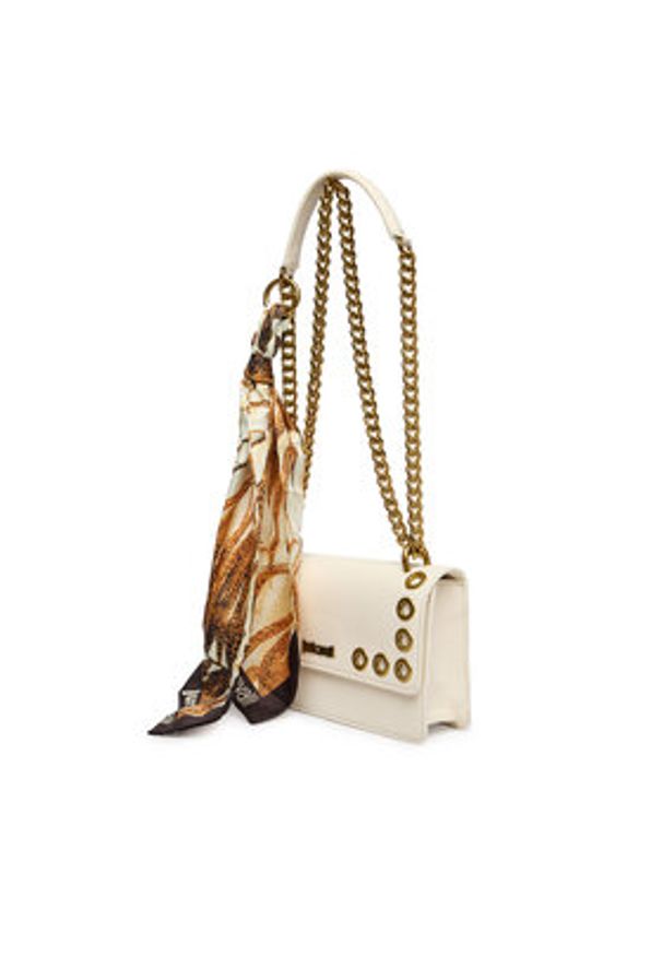Just Cavalli Torebka 80RA4BF4 ZSB81 Écru. Materiał: skórzane