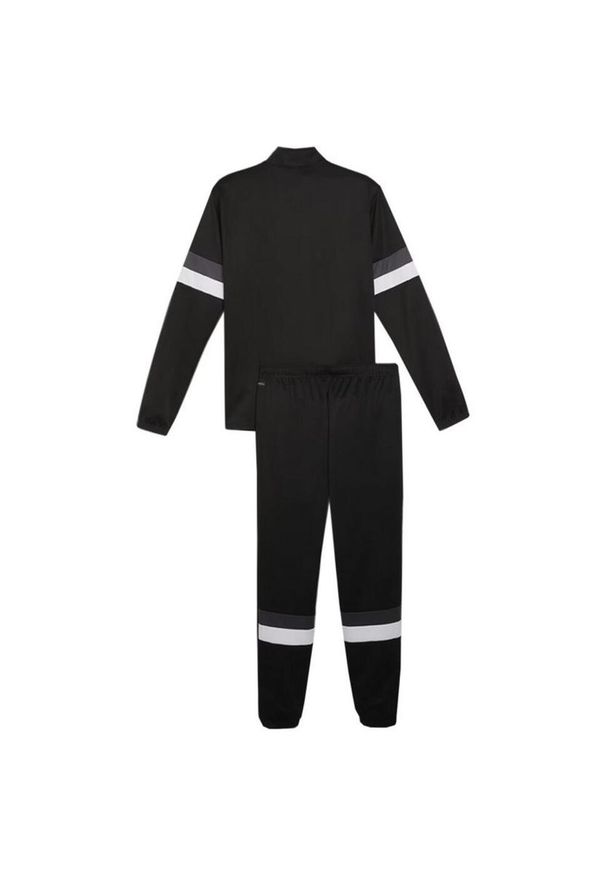 Puma - Dres Męski Team Rise. Kolor: czarny. Materiał: dresówka