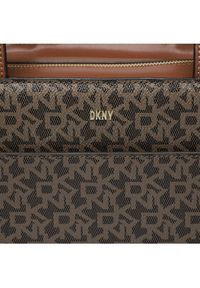 DKNY Torebka Jeanne Tote R31AJX14 Brązowy. Kolor: brązowy. Materiał: skórzane #5