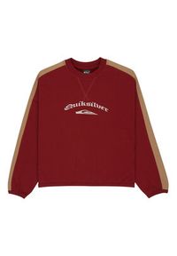 Quiksilver Bluza Mercury Block EQWFT03202 Czerwony Boxy Fit. Kolor: czerwony. Materiał: bawełna #3
