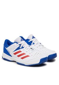 Adidas - adidas Buty halowe Court Stabil Shoes IH5548 Biały. Kolor: biały. Materiał: skóra #4