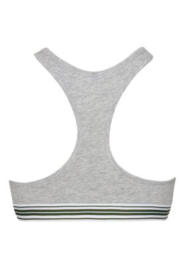 Lacoste Biustonosz top IF8179 Szary. Kolor: szary. Materiał: bawełna