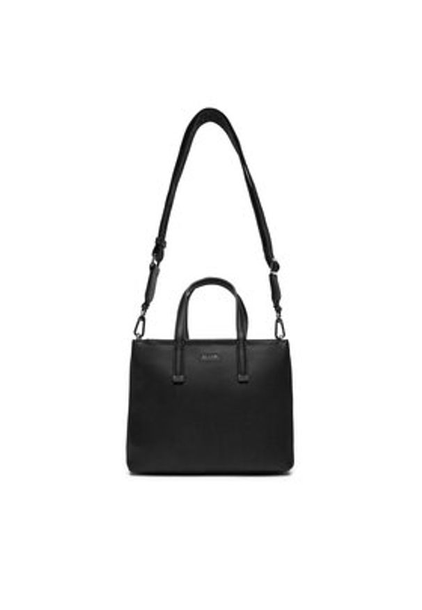 Calvin Klein Torebka K60K612904 Czarny. Kolor: czarny. Materiał: skórzane