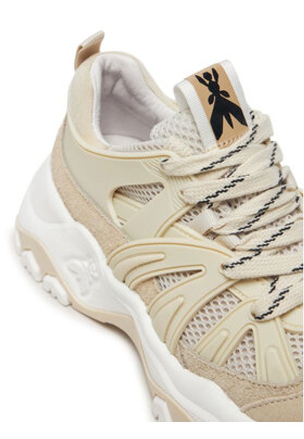 Patrizia Pepe Sneakersy 8Z0043/V035-F2L9 Beżowy. Kolor: beżowy. Materiał: materiał