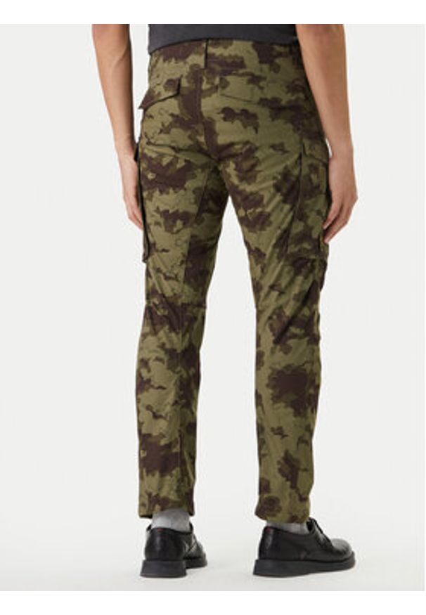 G-Star RAW - G-Star Raw Spodnie materiałowe Rovic D02190-D553 Zielony Regular Fit. Kolor: zielony. Materiał: bawełna