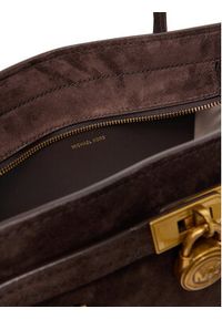 MICHAEL Michael Kors Torebka Hamilton Moderne 30F5ANXT0S Brązowy. Kolor: brązowy. Materiał: skórzane #6