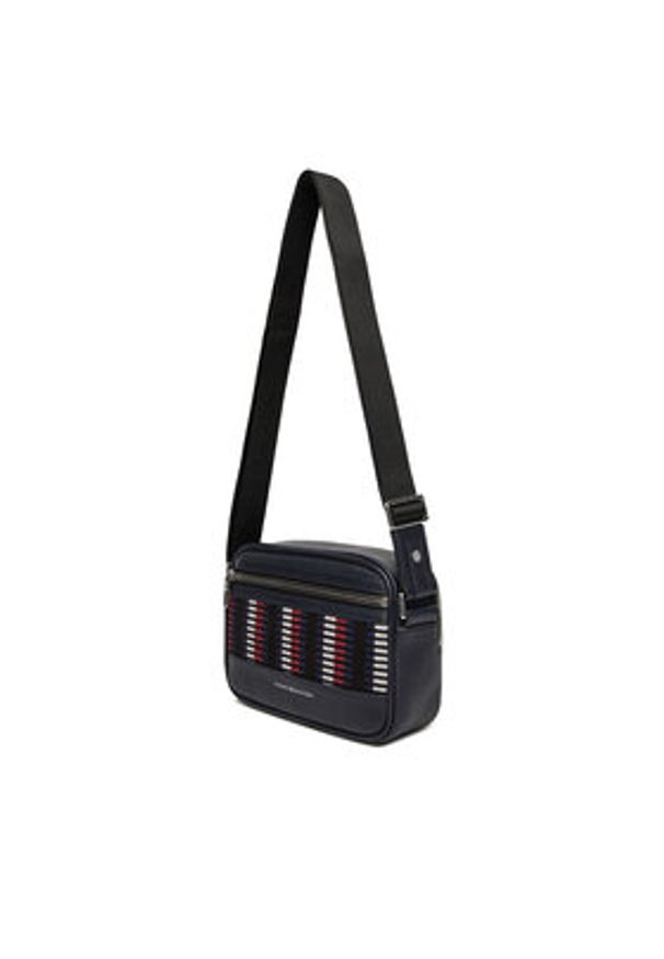 TOMMY HILFIGER - Tommy Hilfiger Saszetka Th Corp Leather Camera AM0AM12722 Granatowy. Kolor: niebieski. Materiał: skóra