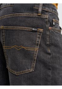 Big-Star - Spodnie jeans męskie loose Isaac 999. Stan: podwyższony. Kolor: szary #4