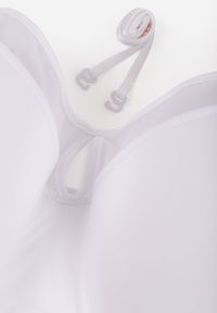 Born2be - Biały Biustonosz z Ozdobną Siateczką i Paseczkami przy Dekolcie Anesa. Kolor: biały #3