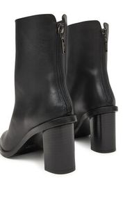 Max Mara Botki Midiboot80 25247960726 Czarny. Kolor: czarny. Materiał: skóra #3